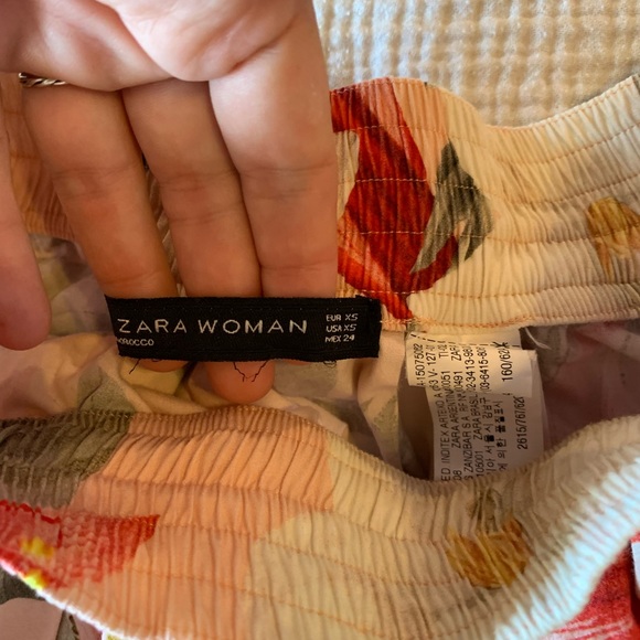 Zara Woman Tropical MIDI-skirt with pockets - Picture 3 of 3